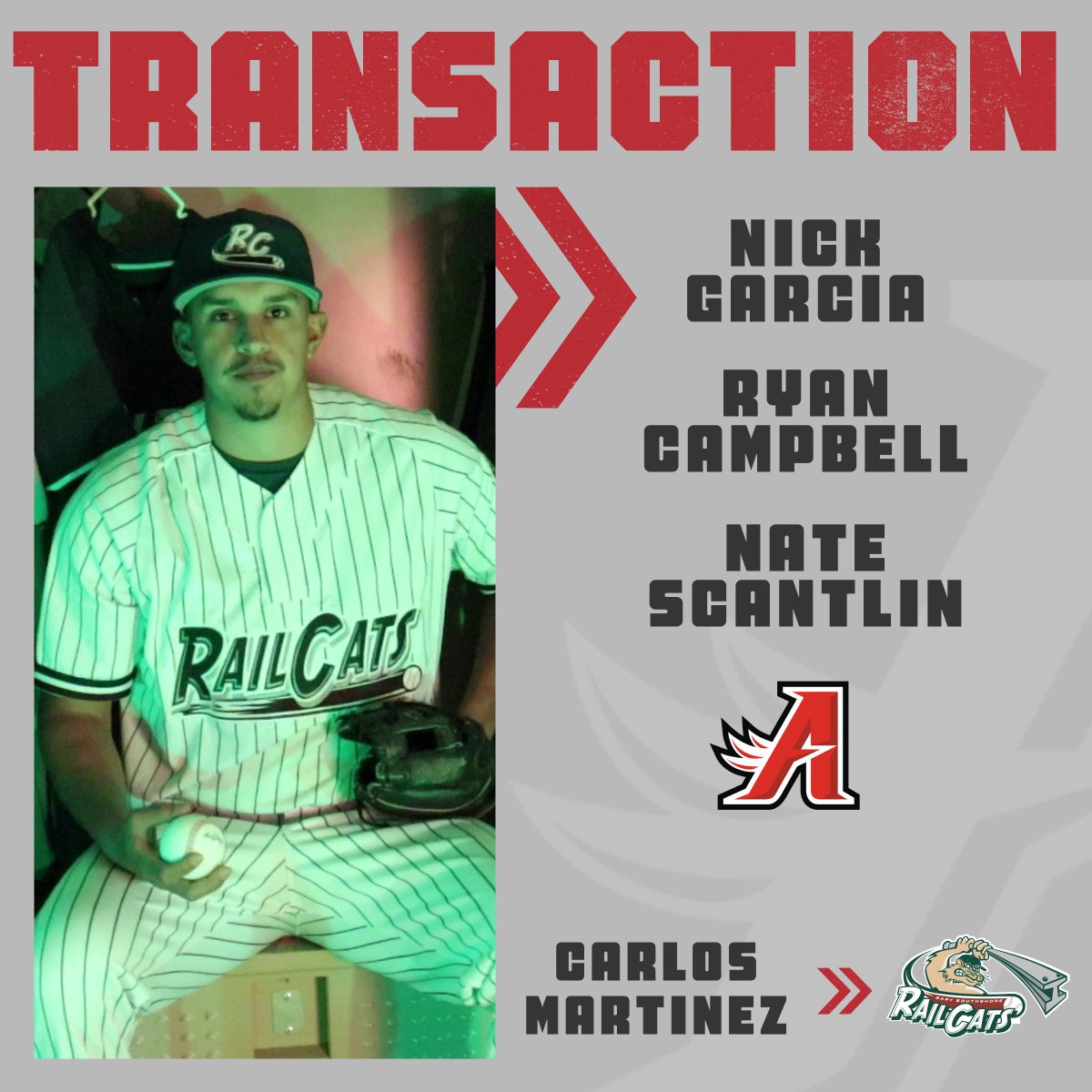 Aigles_TR's tweet photo. 🗞️Les Aigles ont fait l'acquisition de deux lanceurs et un voltigeur dans une transaction avec @railcats, de l'@AA_Baseball.

Bienvenue à nos trois nouveaux porte-couleurs! 🦅⚾

Tous les détails ici: https://t.co/5JvtaS4eRK https://t.co/NXni679sgq