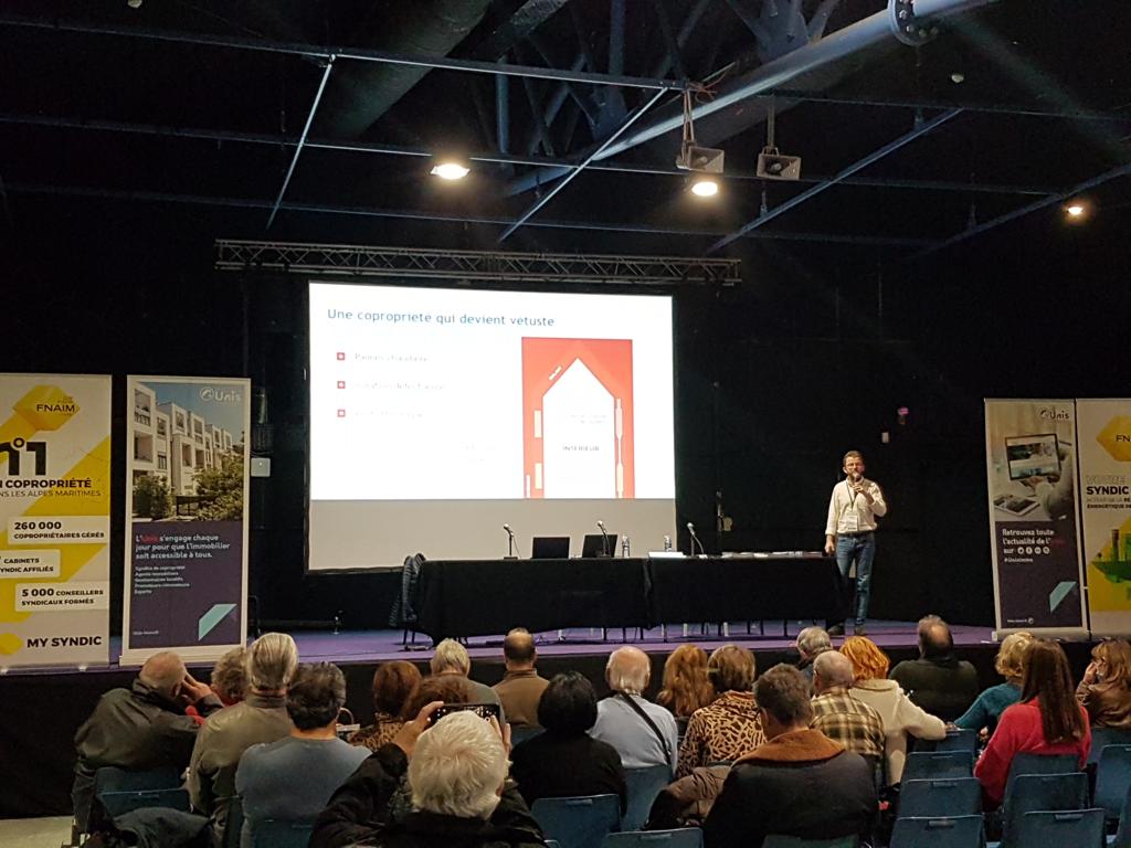 Hellio's tweet photo. 🔴 #Solucop Louis-Marie Gillier, Directeur commercial @Hellio pour l'#habitat #collectif, a animé ce matin la conférence "La #rénovation #énergétique en #copropriété : comment profiter des aides pour rénover son logement ?", sur le @salon_solucop ! 👉 https://t.co/EgFDdX2NM7
1/2 https://t.co/f5gDQCvDP3