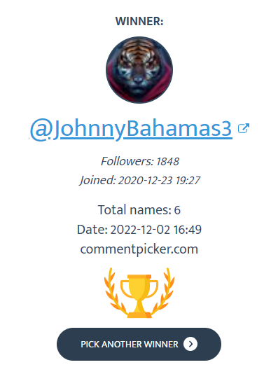 how_rare_'s tweet photo. π Winners of WL spots in @AssetMantle #TENDERMIND-MANTLE collection are:
@ytba_wam and @JohnnyBahamas3.
Congratulation.
Thank You all for participation.
Please note that launch of collection is postponed due to @AssetMantle Team work on details. https://t.co/ucK311yfuK