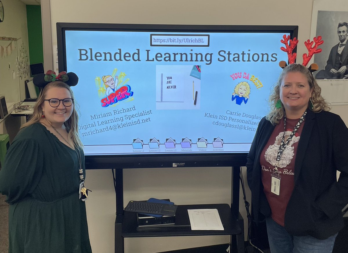 Klein ISD Personalized Learning Department (@kisd_pl) on Twitter photo Iโm so exited to be presenting with <a href="/UlrichKISD/">Ulrich Intermediate</a> today about blended learning stations! Shout out to <a href="/MiriamRichard_/">Miriam Richard</a> for reaching out and building amazing learning experiences for her teachers! #kleinfamily <a href="/MrsCNorris/">Charlene Norris</a> Iโm so exited to be presenting with <a href="/UlrichKISD/">Ulrich Intermediate</a> today about blended learning stations! Shout out to <a href="/MiriamRichard_/">Miriam Richard</a> for reaching out and building amazing learning experiences for her teachers! #kleinfamily <a href="/MrsCNorris/">Charlene Norris</a>