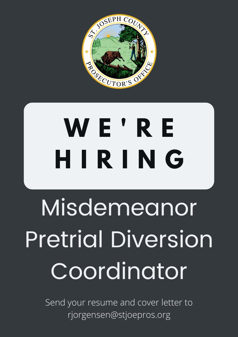 St. Joseph County Prosecutor's Office tweet media