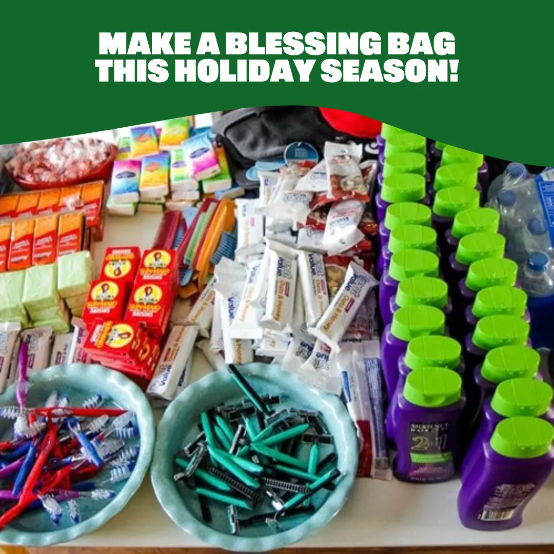 Create blessing bags for @caincincy this season: 

🧴 Laundry Detergent, Dish Soap, &amp; Cleaners 
🪒 Shampoo, Conditioner, Toothpaste, Shaving cream/Razors, or Lotion/Body Wash)
🥗 $25 Kroger Gift Cards
☃️ Holiday Greeting Cards (English or Spanish)
🧤 Winter Wear for Adults/Kids