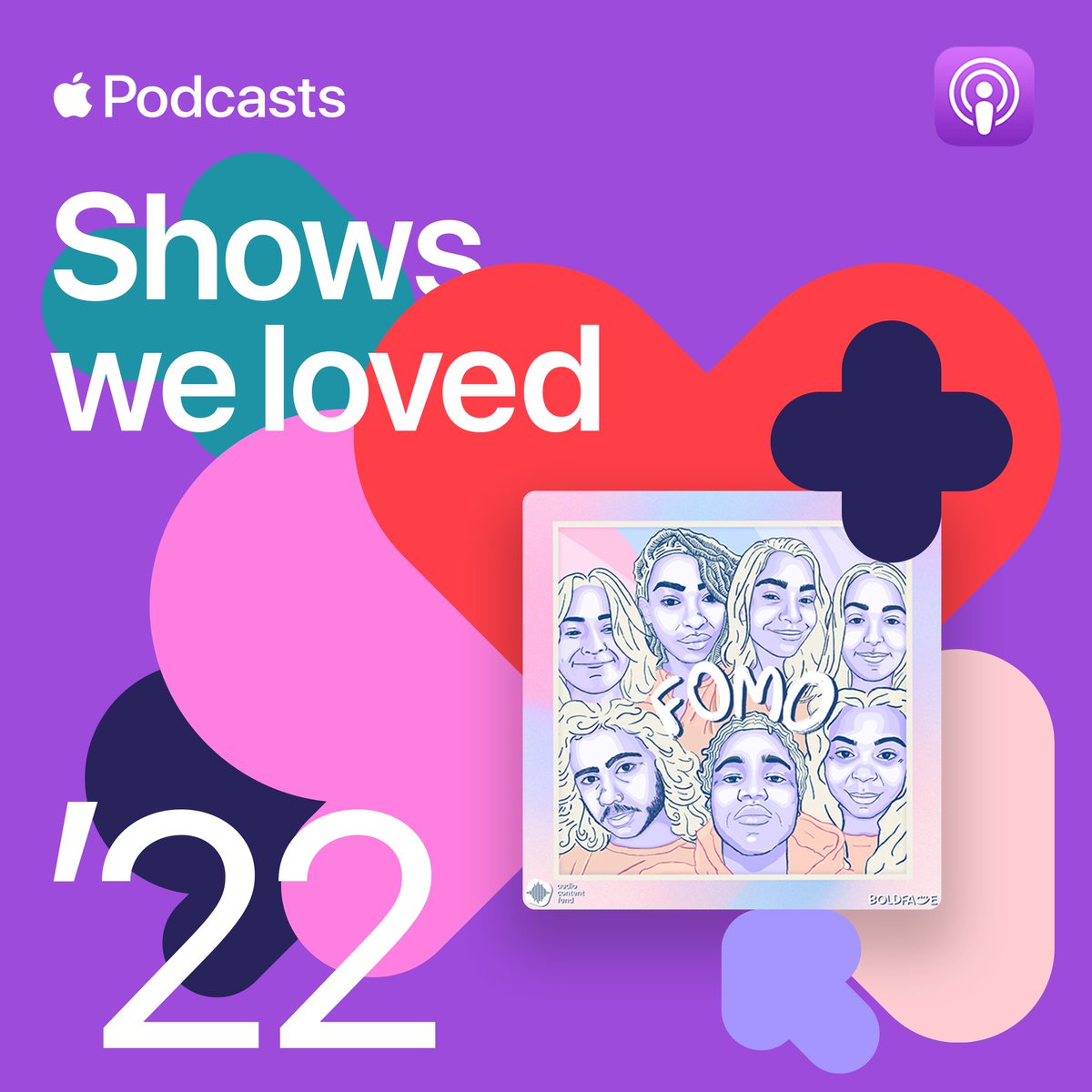 Sooo proud that FOMO is one of <a href="/ApplePodcasts/">Apple Podcasts</a> Shows We Loved 2022 🥰🥰🥰

Huge props to all the presenters, and everyone else who worked on + supported the series. And THANK YOU to <a href="/AudioFund/">Audio Content Fund</a> for supporting independent producers like meeee 🪩

Listen: linktr.ee/fearofmissingo…
