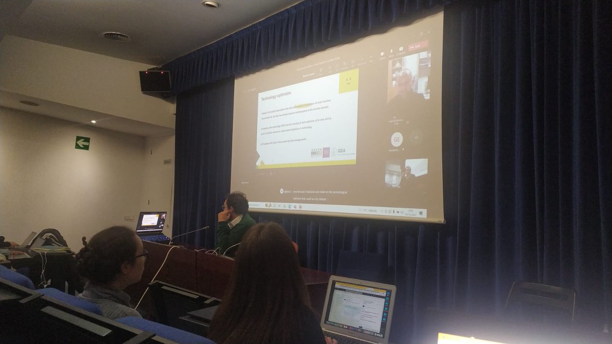 <a href="/ustankov/">Uglješa Stankov</a> 's research is titled Behind the Smart - The hidden costs of tourism technology.  He focused on the digital footprint created by tourism technology. Thank you for the inspiring talk!