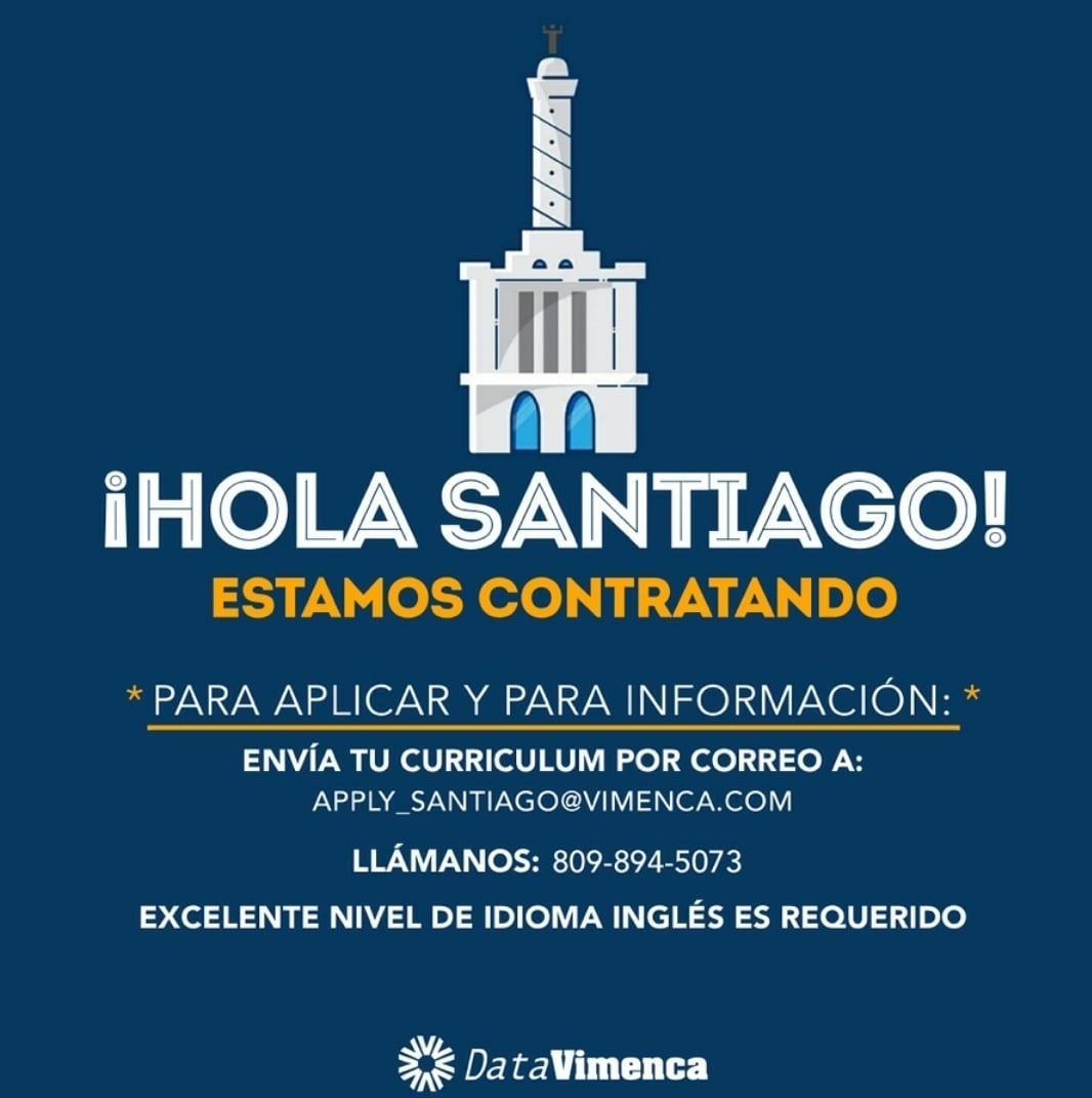 HVimenca's tweet photo. We are looking for advanced and intermediate English speakers.
• Hiring bonus of US$1,000.00 and more benefits.
 If you are interested in working with us please submit your CV and a copy of your Dominican ID or Working Permit  Card at nduran@datavimenca.com https://t.co/LxTT494NMO