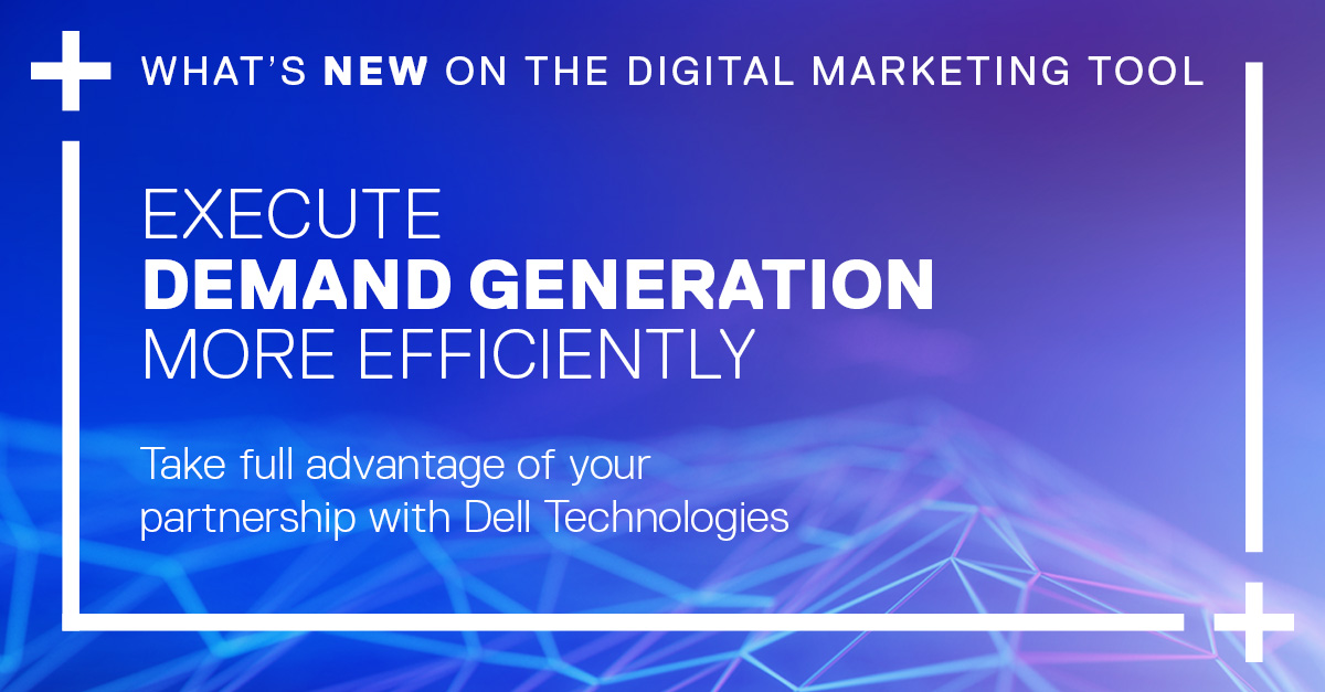Partners, we wanted to be sure you saw our monthly update about the newest features &amp; content on the Digital Marketing Tool. 🖥️ 

We are making it easier than ever for our <a href="/DellTechPartner/">Dell Technologies Partners</a> 's to find content⤵️ 

Stay Updated: dell.to/3AWkeDk

#DigitalMarketing #IWork4Dell