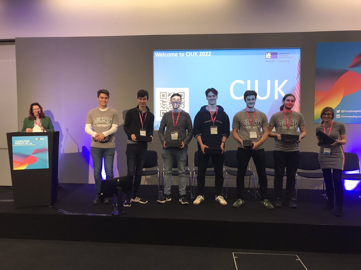 The #CIUK2022 Cluster Challenge Champions… Team <a href="/ClusDur/">ClusDur</a> from <a href="/durham_uni/">Durham University</a> 🏆
