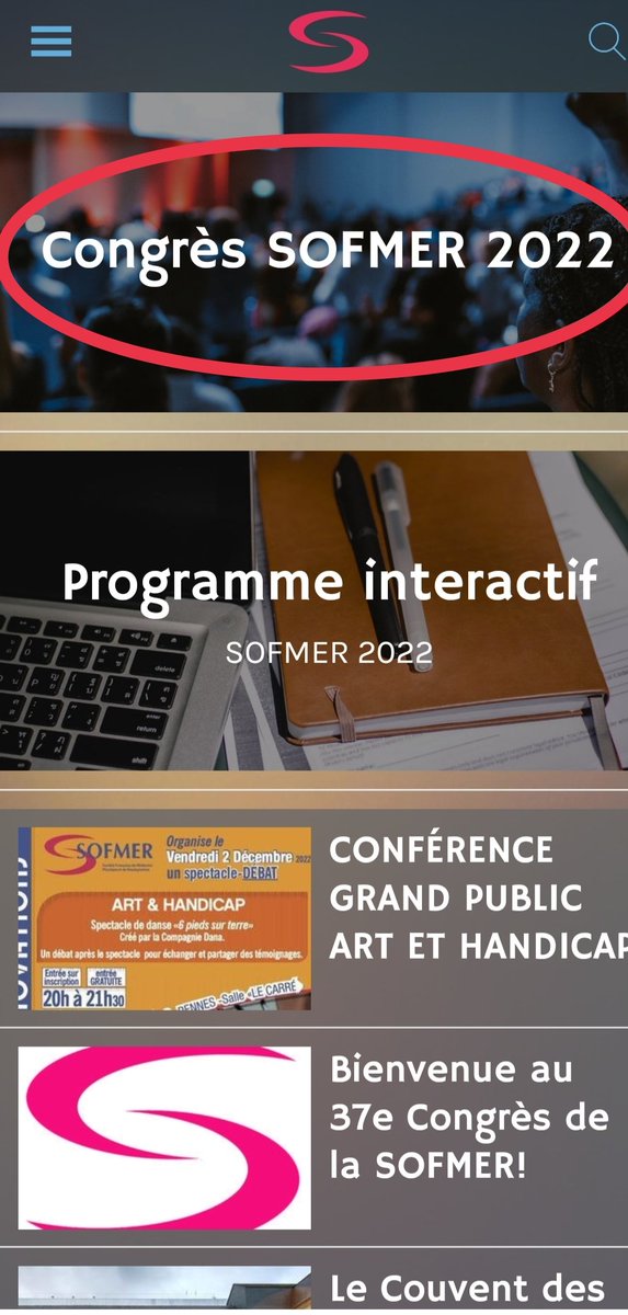 SOFMERofficiel's tweet photo. Bonne 2️⃣e journée au #congrès de la #SOFMER2022 à @metropolerennes!
Si vous n'avez pas pu assister aux sessions du #grandamphitorium hier, le ↪️#replay est disponible sur l'#application #SOFMER 📱!
Tuto⤵️ https://t.co/wwfs8mJjw3