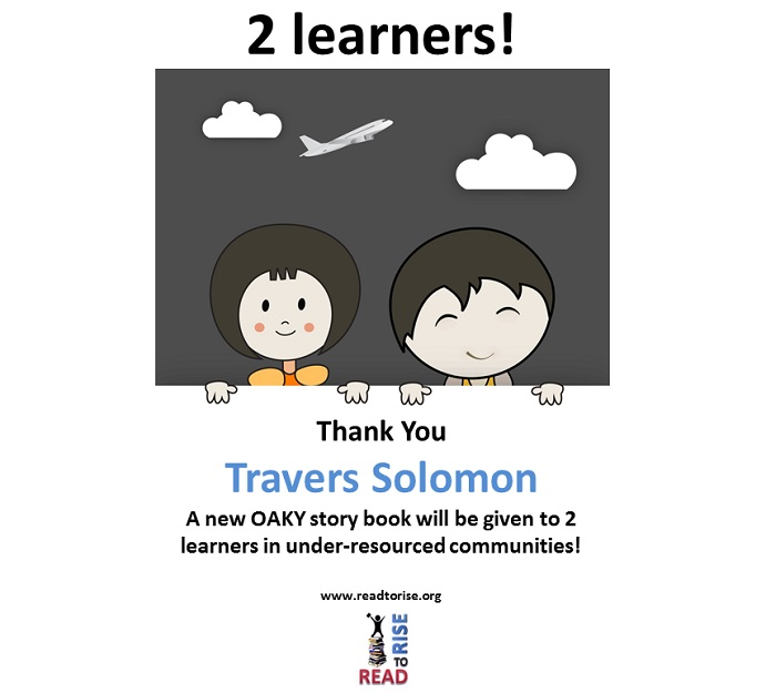 ReadtoRise's tweet photo. Miengah Jardien, Steven Friedman, Travers Solomon & Bradley Goldschmidt inspired learners in under-resourced communities with 10 #OakyBookSeries story books.
https://t.co/rXAKyo1F9t
#ChildrensBooks #CreatingAReadingNation #ReadingRevolution #READtoRISE #ThankYou #YouthLiteracy https://t.co/qF3yq2mpra