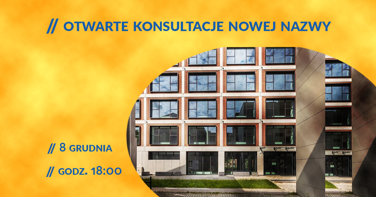 woak_torun's tweet photo. Już niedługo przeprowadzimy się do Młynów Richtera. Zależy nam, żeby to całkiem nowa miejsce współtworzyli wraz z nami mieszkańcy Torunia i całego regionu. Dlatego zapraszamy Was do udziału w konsultacjach nowej nazwy. W czwartek 8 grudnia o godz. 18:00. https://t.co/1qDIemWTkw