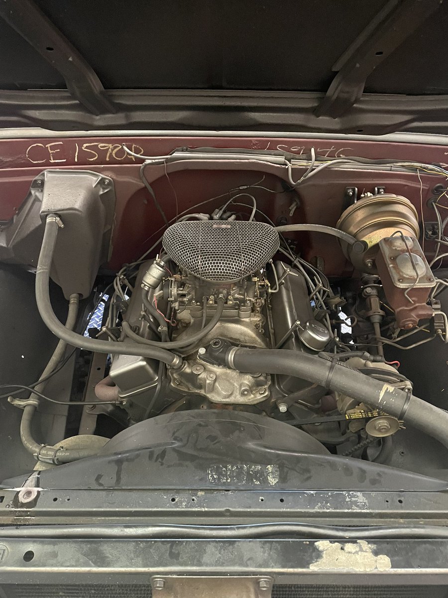 Nice 69 pickup on the hoist for a Rust Check