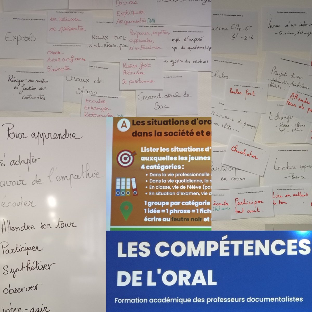 surfonsdoc's tweet photo. #Surfons2JDP 🎯 Lancement des #JDP avec les #profsdocs du 45🤯 penser les compétences de l'oral 💬🗣️🤌🎭🎤🎙️🙊
#oratie #TraAMDocOT https://t.co/DWS1GzXlkr