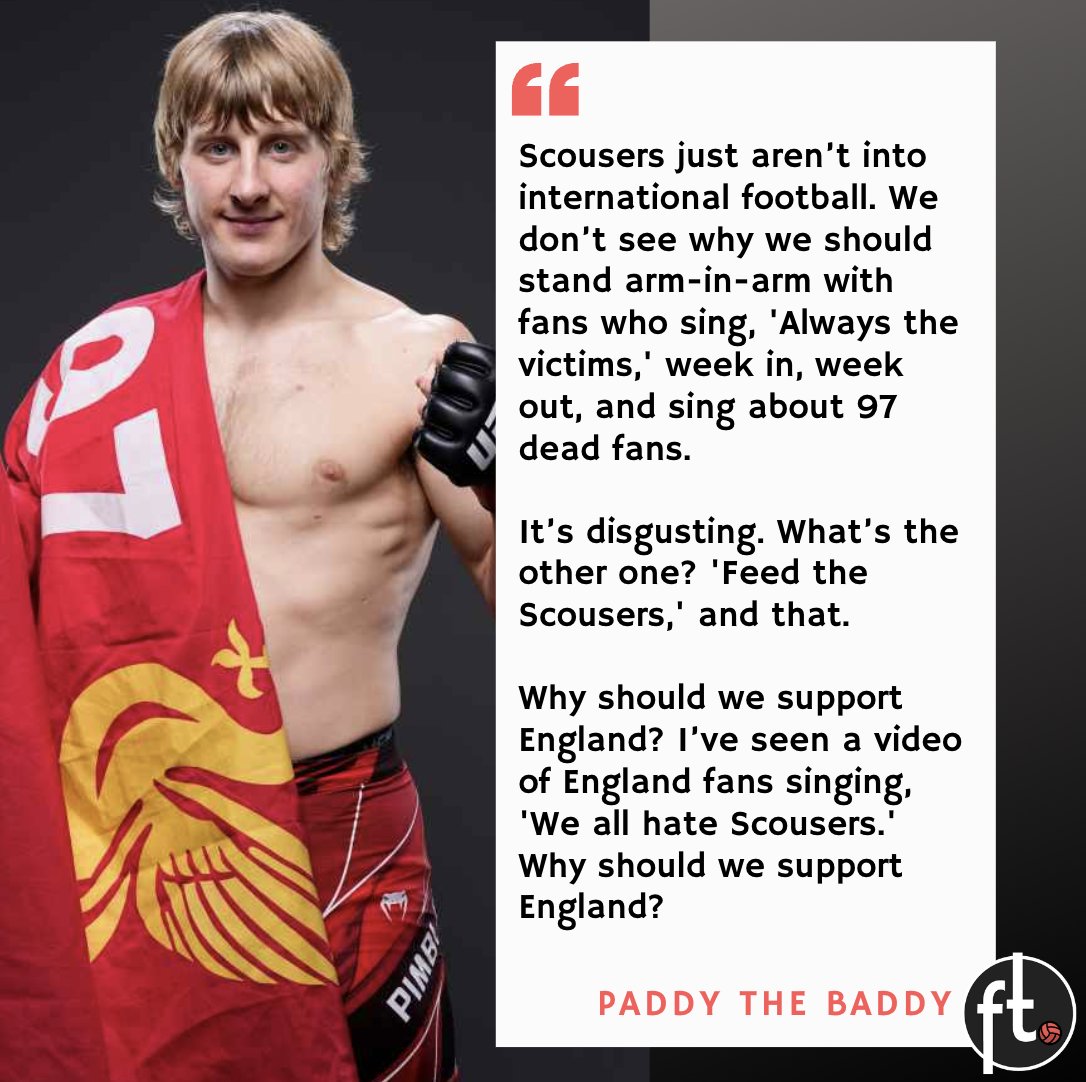 Football Tweet ⚽ on Twitter "Paddy the Baddy on why Liverpool fans don