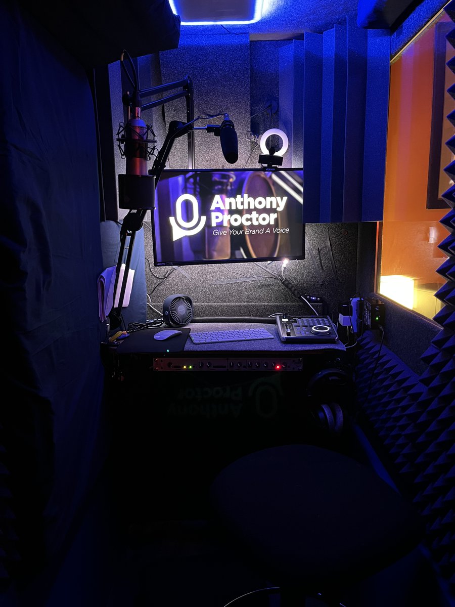 If you work in a field that leans on tech, you likely know what a friend calls GAS, Gear Acquisition Syndrome. One more piece of kit will make you better or more efficient. The #Voiceover biz is no different. *My* studio, however, is compl…lol who’m I kidding? /buys #shinything