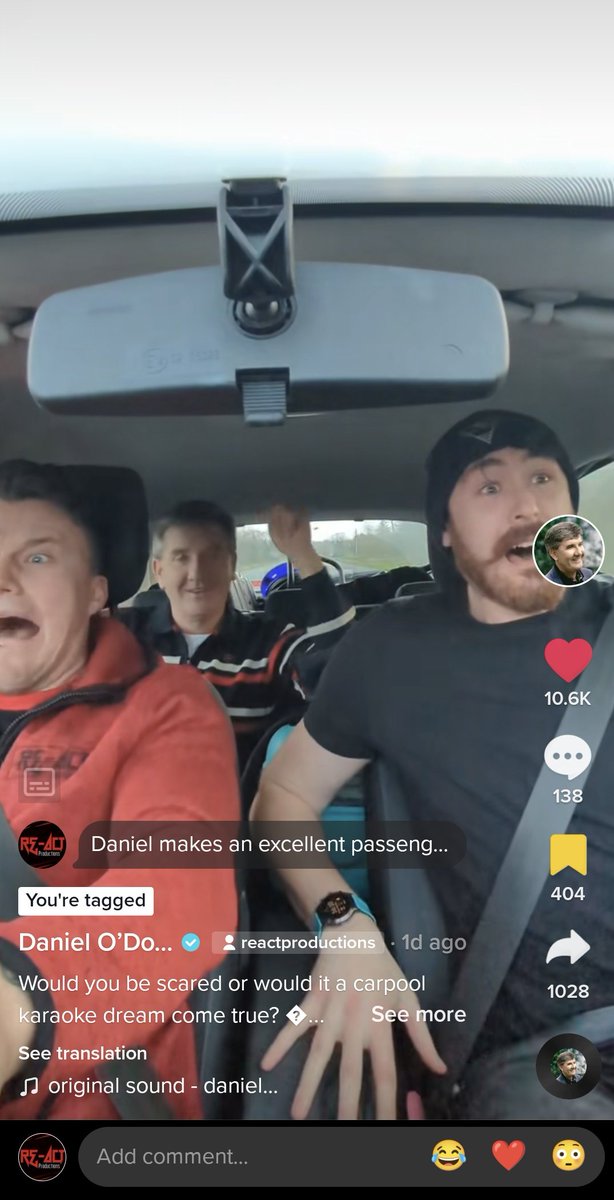 That face when you find yourself in a #viral #tiktok with #Daniel O'Donnell 😱