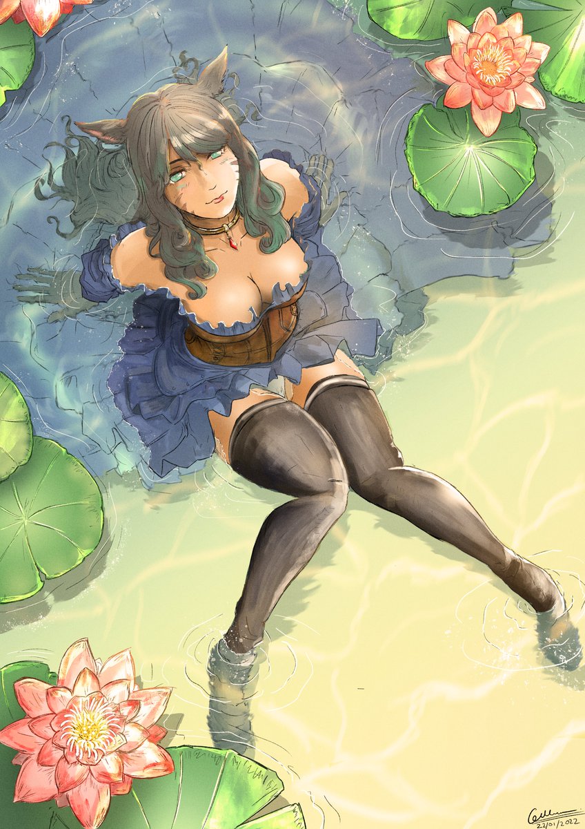 Last 2 personal drawings over the last year...
#FFXIV