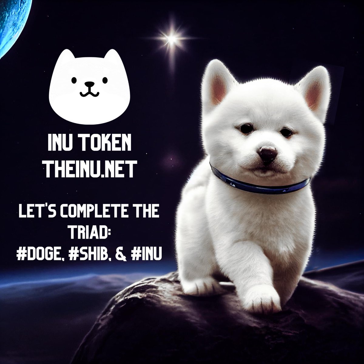 $INU is here to complete the triad of community crypto once and for all! #INUCREW #INU #SHIB #DOGE