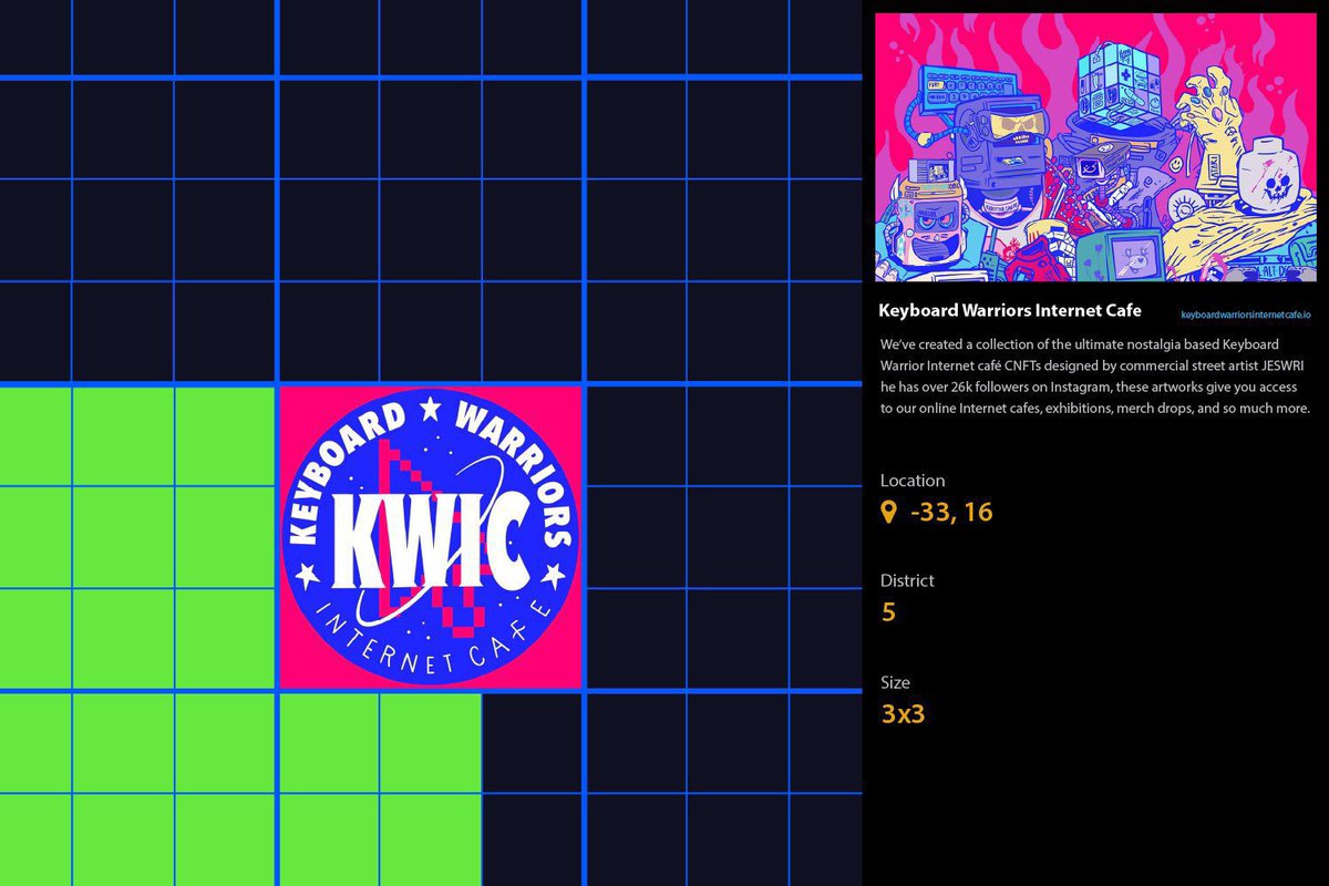 KeyboardWIC's tweet photo. kwic://bossplanet
We are excited to announce KWIC has officially partnered with @BossCatRC - Boss Planet to build a voxal Internet Cafe on a D5 estate in their metaverse!
More information in our discord
https://t.co/MAAxAnKKC5
#KWIC #BCRC #CNFT #NFTs #CardanoCommunity https://t.co/Pc4PnG9qIh