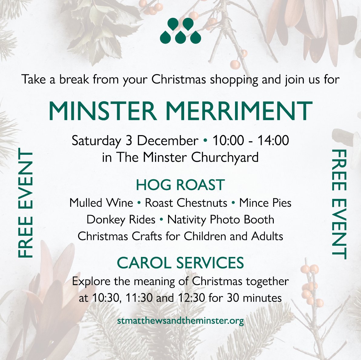 StMattsChelt's tweet image. It's all happening at Cheltenham Minster tomorrow!
See you there!