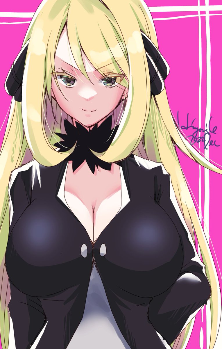 シロナ(ポケモン) 「シロナ#ポケモン #pokemon 」|かずきひより@2/15FANBOX更新のイラスト