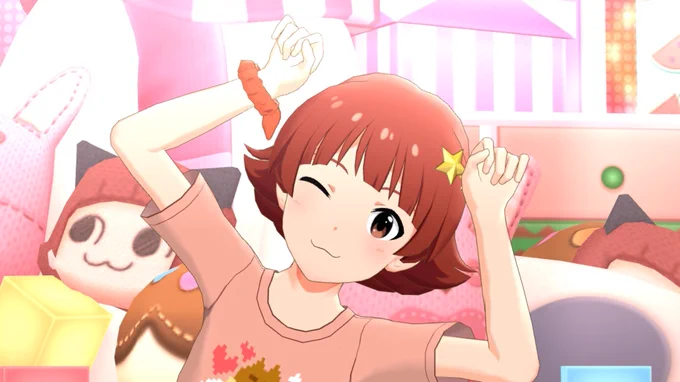 茜ちゃんお誕生日おめでとう!!!!!🍮🐱🎂🎉🎁🎧宇宙一かわいいアイドルのプロちゃんでいられて幸せだよ😭ホワイトボードのプレゼント持ってる茜ちゃん人形めっちゃかわいい好き…… 