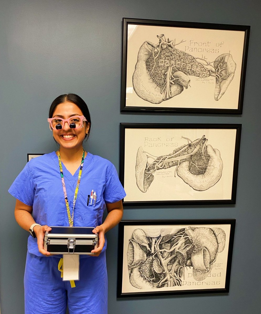 Our residents get fitted for loupes their intern year, because our interns operate! 
@hibsumra
#internsoperating #prettyinpink #ILookLikeASurgeon #surgeryresidency