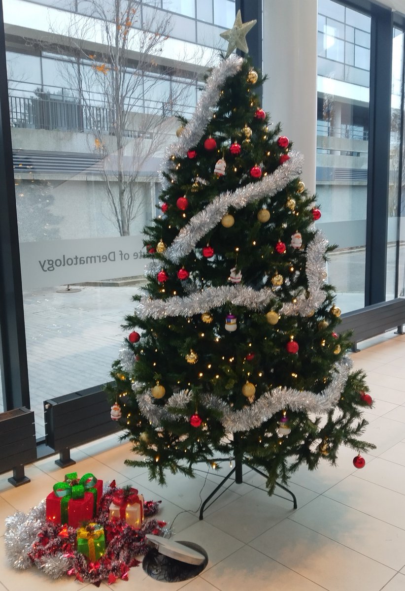 Christmas started at the @CharlesUCD today! #dermatology #research #UCD @UCDMedicine @sysbioire @UCD_Conway