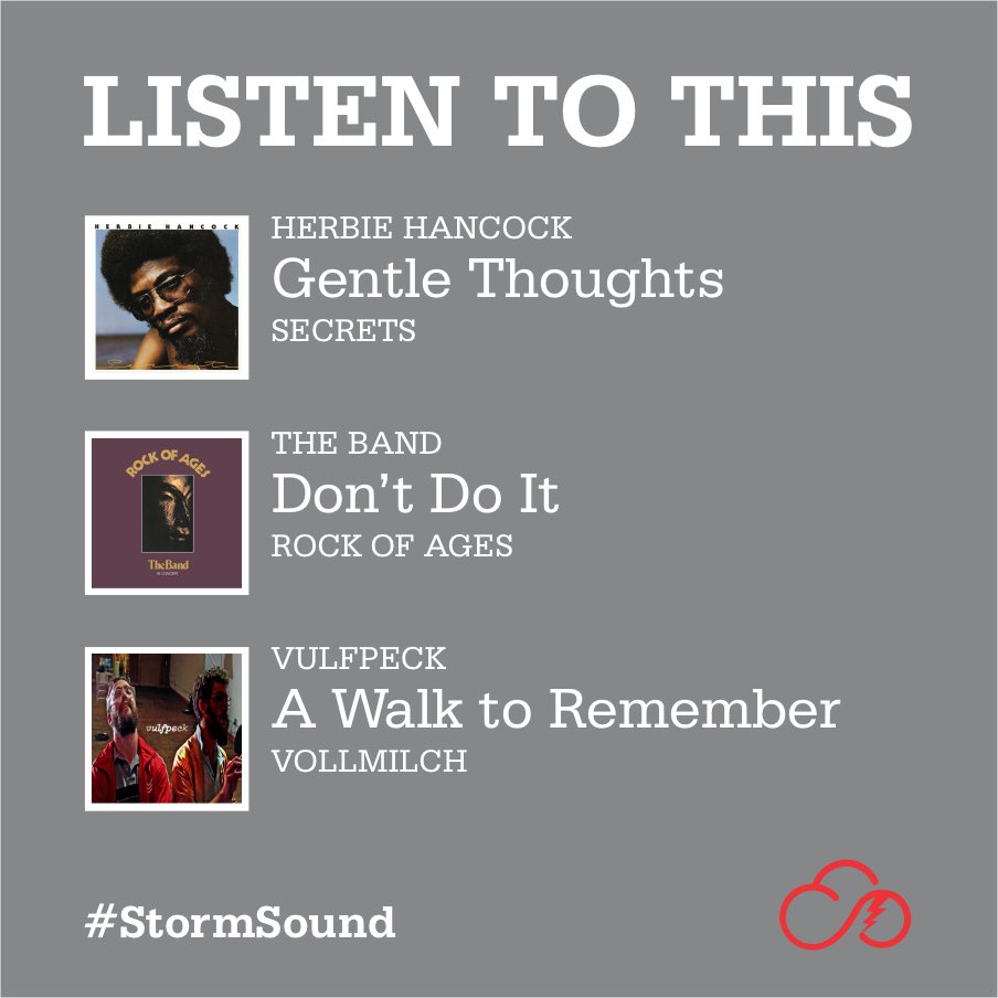 stormypodcast's tweet photo. This week’s Listen to This is here! Check it out -> https://t.co/6GtuCEwBee #stormsound https://t.co/JX97czMneW
