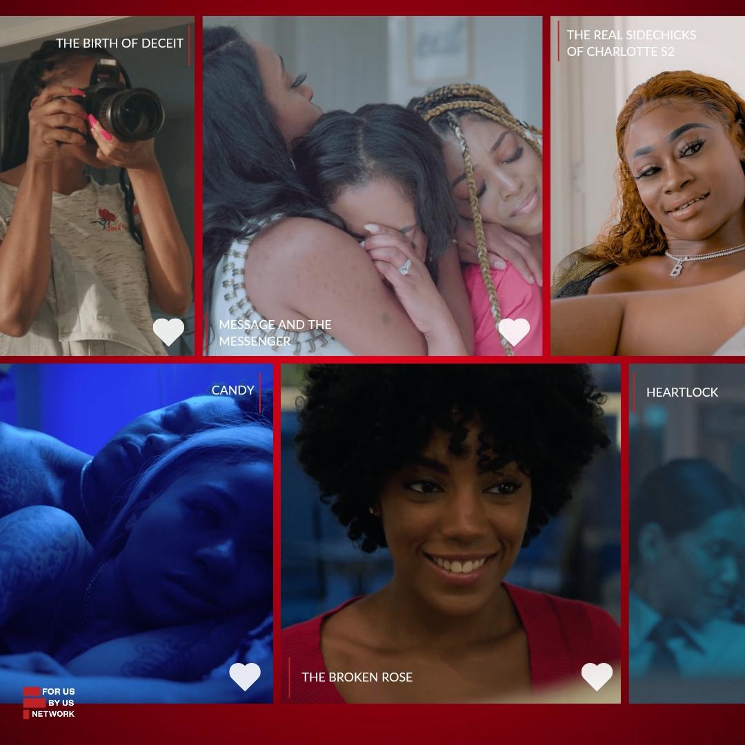 ForUsByUsNetwrk's tweet photo. We are offering a variety of emotions here on #ForUsByUsNetwork 🎥🤗
Stream these films/series now on @forusbyusnetwork 🎥 #forusbyus
Subscribe to our Youtube Channel: For Us By Us Network https://t.co/GUC2uHcdY8
We got US! ✊🏾 #ForUsByUsnetwork #ForUsByUs https://t.co/88LhLdIcjF