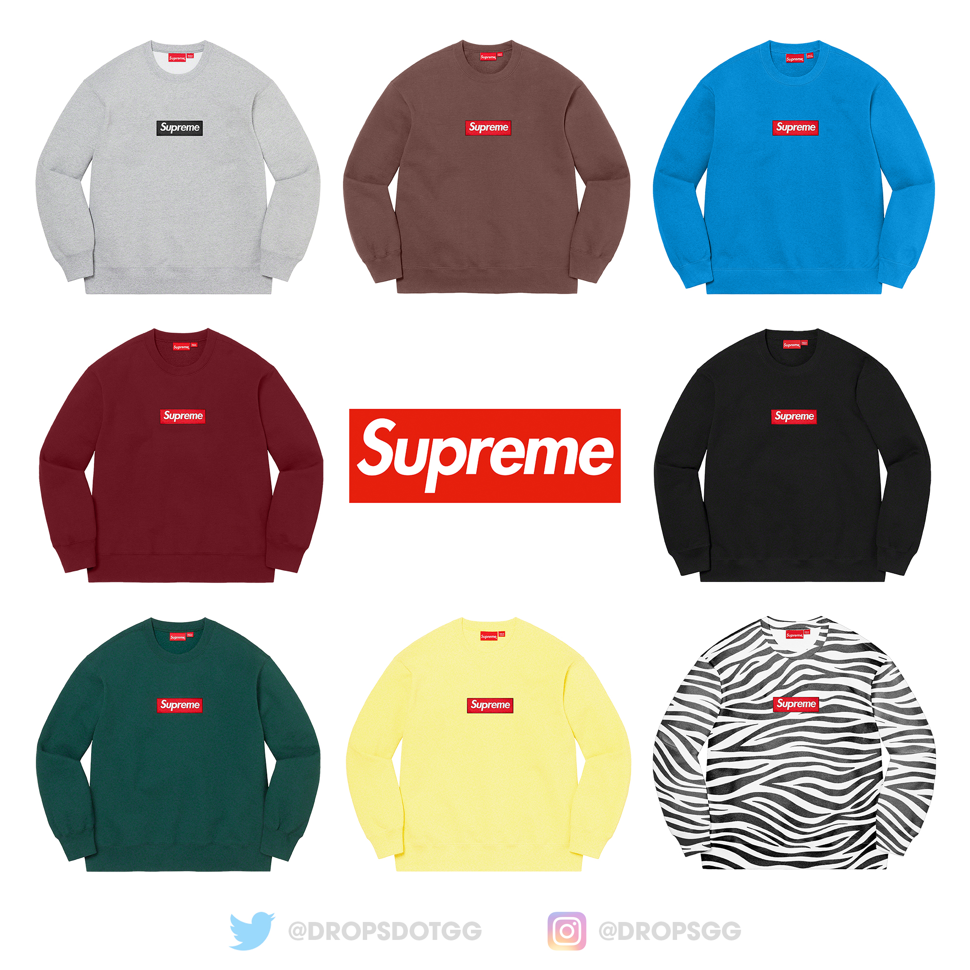 Supreme Drops on Twitter: