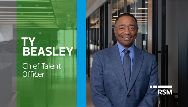I’m excited to share that <a href="/RSMUSLLP/">RSM US LLP</a> recently named Ty Beasley as chief talent officer. See the details here: rsm.buzz/3EVUPKY