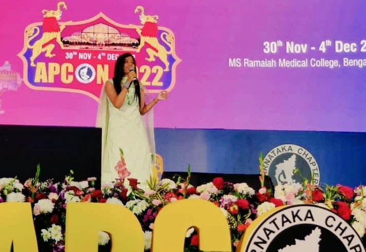 #APCON2022 <a href="/kciapm/">Karnataka Chapter-IAPM (KCIAPM)</a> <a href="/Thejaspatho/">Thejas K Murthy</a> <a href="/dr_sumitha/">DrSumitha</a> <a href="/NippoPaul/">Nithin Paul NipPO</a> <a href="/ChristinaGoveas/">Christina Goveas - MD,DNB,PDCC(Surgical Oncopath)</a> <a href="/pembeoltulu/">Pembe Oltulu, MD</a> <a href="/drsupriyatiwari/">Dr. Supriya Tiwari</a> <a href="/AchLekha/">Srilekha</a> <a href="/archibhat3/">Archana bhat</a> <a href="/DrAbdusSamee/">Abdus Samee, MD</a>  This girl.. And her voice.. Just amazing and beautiful!!!!!! Dr. Neha Garg 😍
