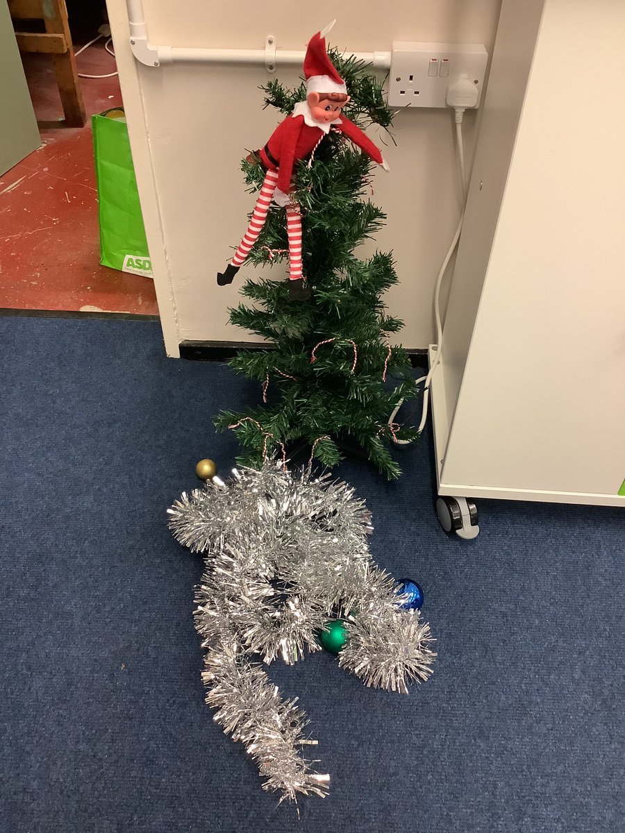 Oh no! Our class elf Buddy has arrived 🙊🎄