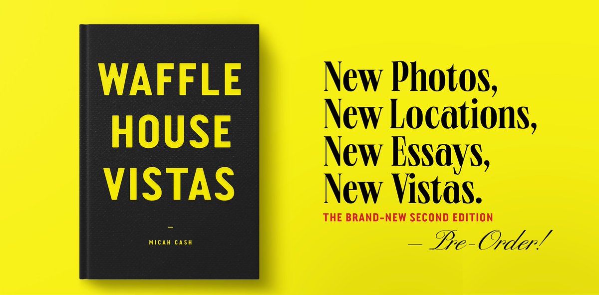 BIG NEWS. Pre-order for our brand new WAFFLE HOUSE VISTAS, second edition is here! bsgeneralstore.com/collections/wa…