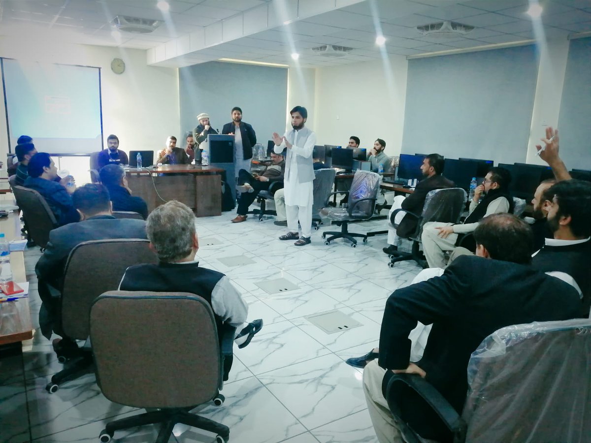 In continuation of the KP government initiative to digitize government processes, tester training sessions were arranged on the Tranche 1A processes for the notified focal government officials. 

#digitalkaroagaybarho

<a href="/AtifKhanpti/">Atif Khan</a> <a href="/IMMahmoodKhan/">Mahmood Khan</a> <a href="/STITKPGovt/">ST&IT Department, Govt of KP</a> <a href="/kpitbgov/">KPITB</a> <a href="/Jhagra/">Taimur Saleem Khan Jhagra</a>