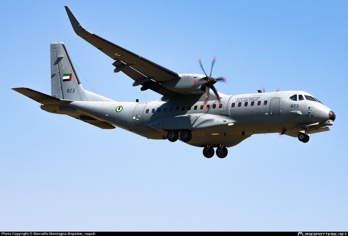 bcn_tbd's tweet photo. 🔴🇦🇪 ATTN hoy tenemos una visita interesante: Un Casa 295 de la Fuerza Aérea de los Emiratos Árabes Unidos estima llegar sobre las 18:45 procedente de El Cairo. Su salida está prevista mañana por la mañana. 

📷 Marcello Montagna https://t.co/VTKLquHQgM
