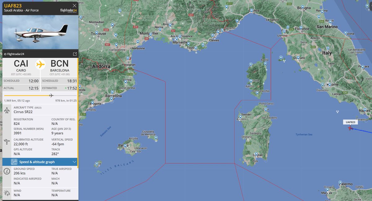 🔴🇦🇪 ATTN hoy tenemos una visita interesante: Un Casa 295 de la Fuerza Aérea de los Emiratos Árabes Unidos estima llegar sobre las 18:45 procedente de El Cairo. Su salida está prevista mañana por la mañana. 

📷 Marcello Montagna
