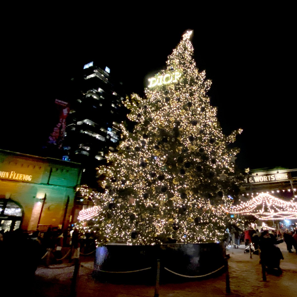 Ontario TMACer <a href="/bigdaddykreativ/">Craig Silva</a> visited Winter Village at <a href="/distilleryto/">The Distillery District</a> and captured this photo of the 51-foot white spruce DIOR Christmas tree. Winter Village is open daily until December 31st, 2022. #TMAContario #TMACmember #TMACtravel <a href="/SeeTorontoNow/">Destination Toronto</a>