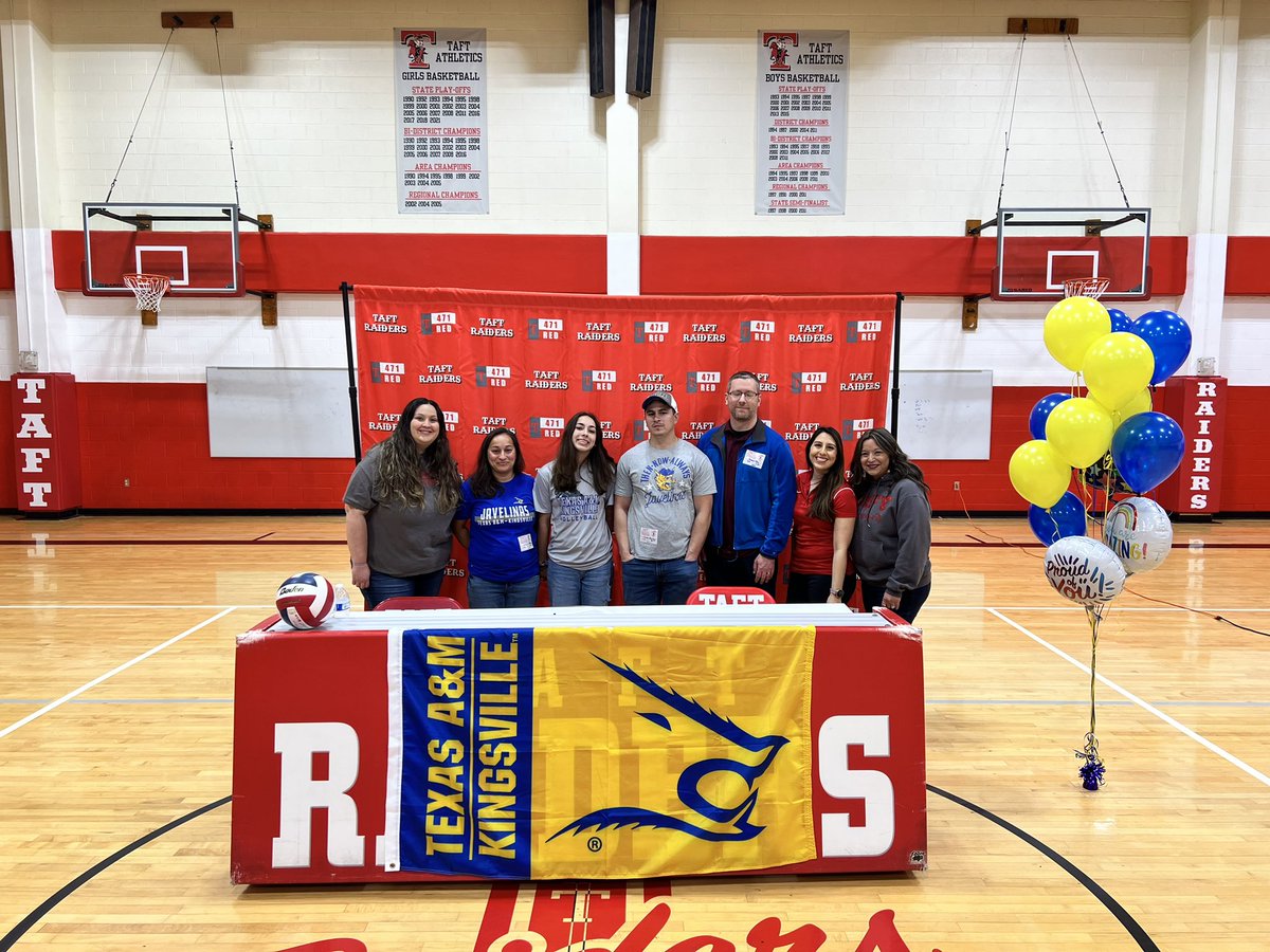 NISDTaft's tweet photo. Congrats Isabel Neu on signing with Texas A&amp;M Kingsville #RaiderPride @TRVBGORAIDERS @TRVBGORAIDERS https://t.co/ziHCa5xyXO