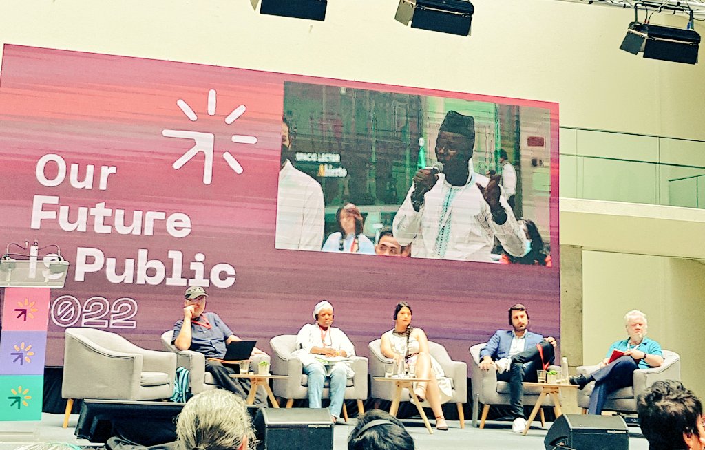 RSaalbrink's tweet photo. .@dokintis says there is no climate justice without youth - it is youth who loose their future, who face the seas rising, who need to migration #OFIP2022 @SenegalGlobal @Actionaidsenegal @ActionAid #ClimateJustice https://t.co/6xEnrWQGRK