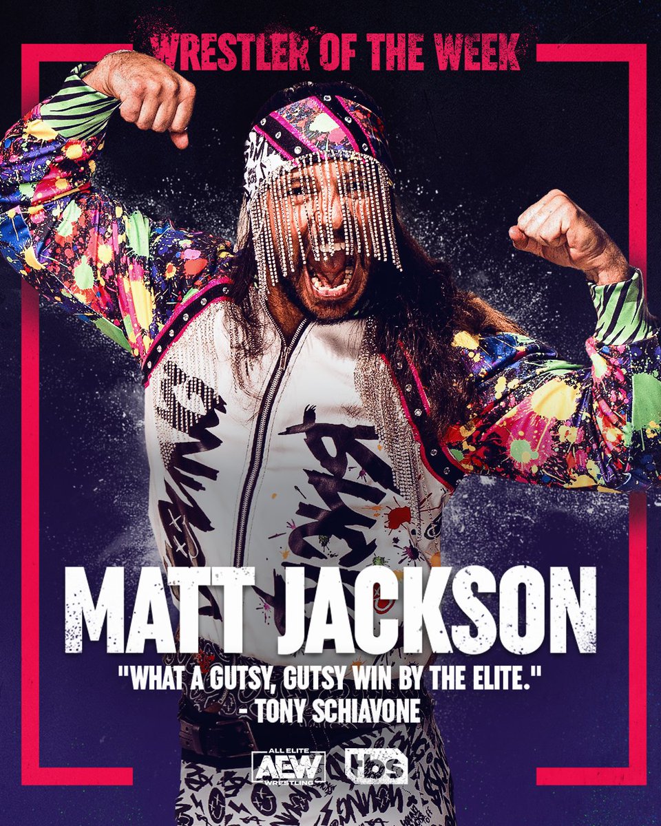Matt Jackson refused to let The Elite go down 0-3 😤 #WrestlerOfTheWeek