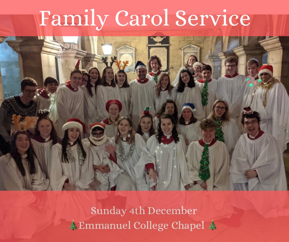 On Sunday 4th December at 5pm we have our annual family carol service. This is traditionally a service for the families and children of college staff, but members and students are nevertheless warmly invited to attend, especially if they want to meet some surprise characters…