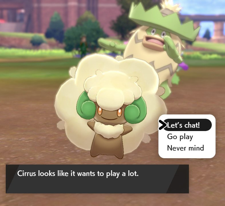 The smiling Pokémon of the day is... Whimsicott, feat. Ludicolo! Cirrus looks like it wants to play a lot, and Ludicolo is ready to jump in! Submitted by @kc_shines
