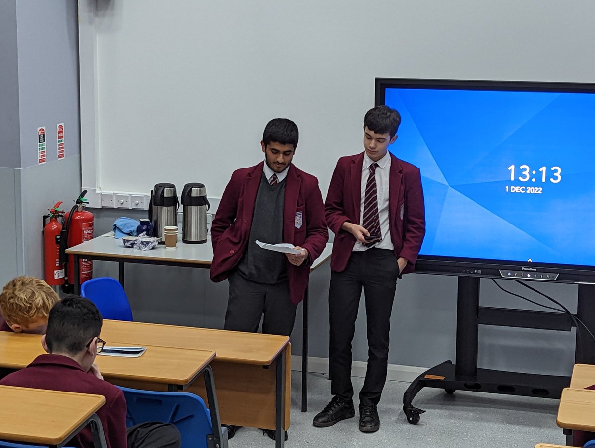 SNHSPhysics's tweet photo. Mrs Burn's and Mr Downie's S3 classes took part in the first round of their Nuclear Debate today. Everyone was brilliant and so well prepared. Thank you to our S6 judges. @stninianscience @stninianshigh https://t.co/zw9KFLiz1Z