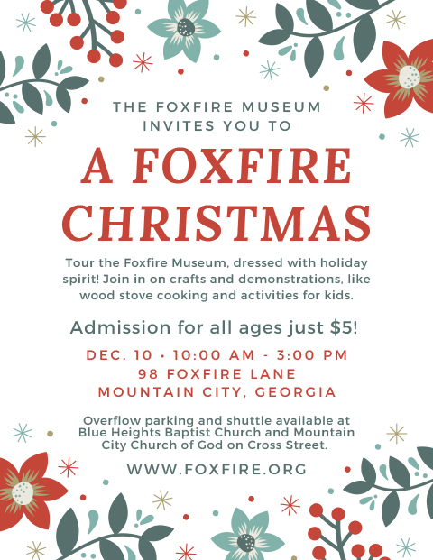 ExploreRabun's tweet photo. Something special to add to your holiday traditions!  @FoxfireOrg https://t.co/XuEuQ2KG1Q