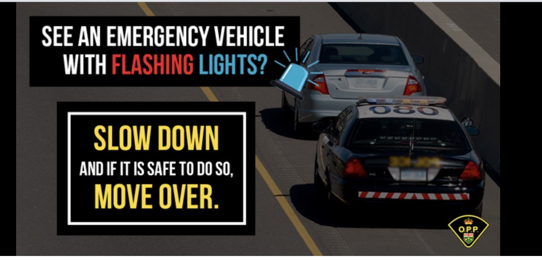 PCPappy's tweet image. The Move Over Law is simple. When an emergency vehicle is stopped on the side of the road with its flashing lights on, drivers must slow down &amp;amp; proceed with caution; make sure it&apos;s safe to proceed, then move over to the left &amp;amp; away from the stopped vehicles
#MoveOver #PappysTips