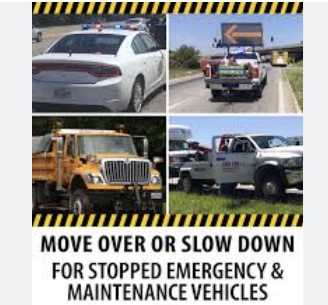 PCPappy's tweet image. The Move Over Law is simple. When an emergency vehicle is stopped on the side of the road with its flashing lights on, drivers must slow down &amp;amp; proceed with caution; make sure it&apos;s safe to proceed, then move over to the left &amp;amp; away from the stopped vehicles
#MoveOver #PappysTips