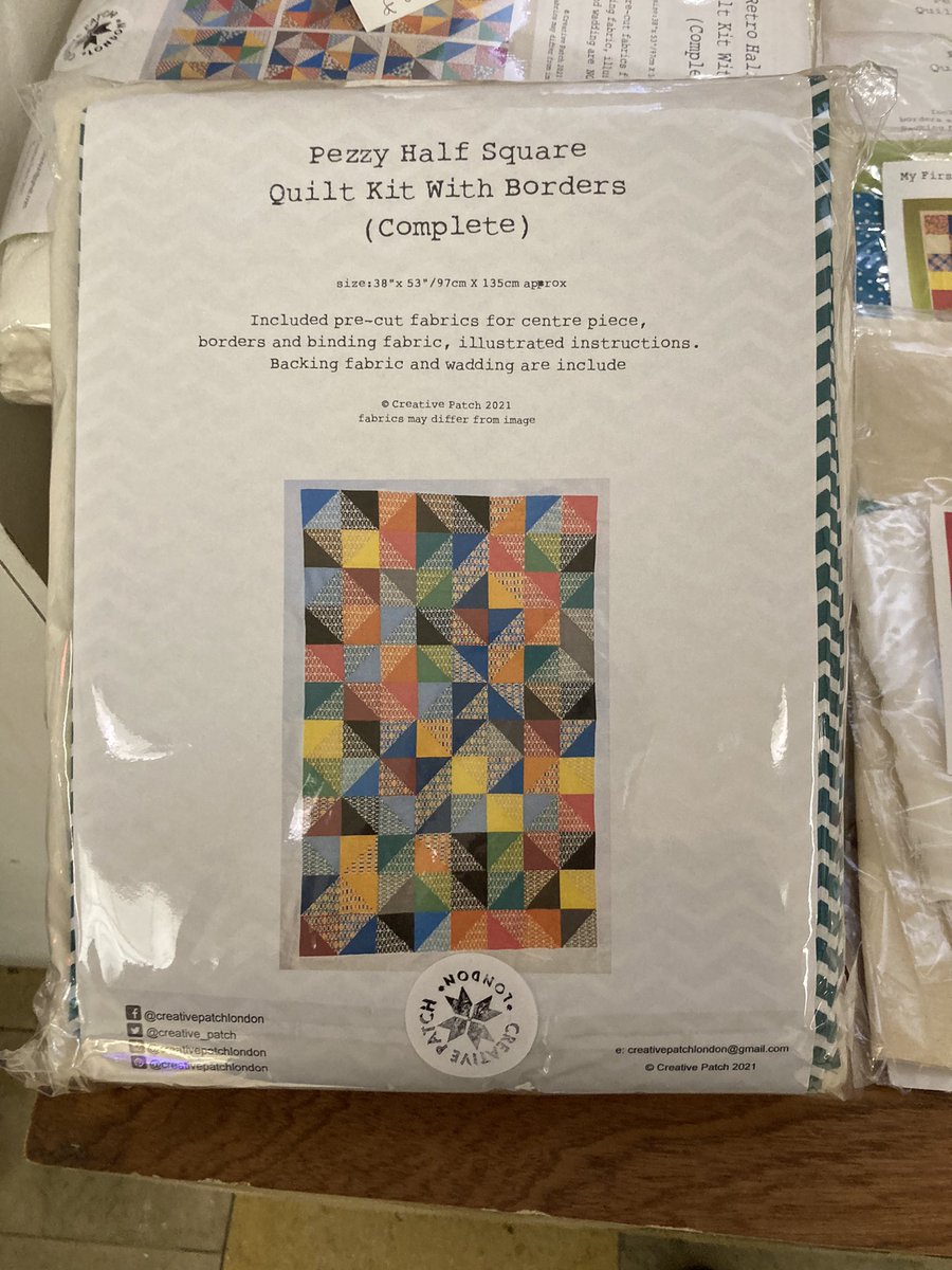 Creative_Patch's tweet image. Limited edition patchwork and quilt kits for novice and beginners check my etsy.me/3At3wuK #EtsySeller #etsyshop #etsyhandmade #patchwork #handmade #quilting #craft #sewing