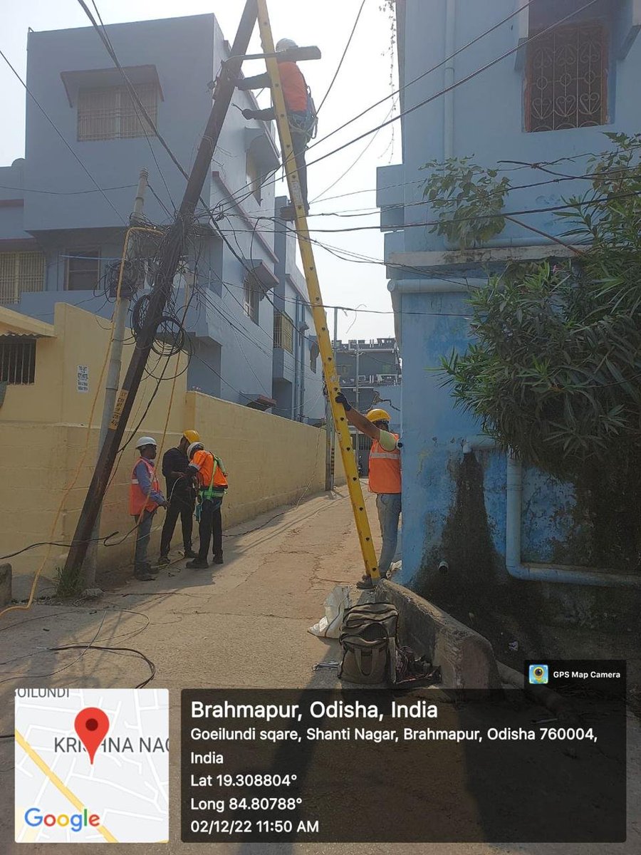 @LSrinivaspatro @BrahmapurCorp @TataPower @EnergyOdisha Dear Sir, We would like to inform you that the old pole is dismantled and the LT line and service wire has been shifted to a new LT pole. We acknowledge your patience.