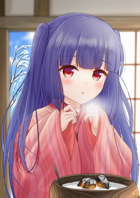 冬はつとめて。雪の降りたるはいふべきにもあらず、霜のいと白きも、また さらでもいと寒きに、火など急ぎおこして、炭もて渡るもいとつきづきし、なとこよ(長)いきなり寒くなりましたねえ…江戸時代は現代よりも寒かったのだとか#かくりよの門 